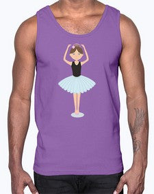 Ballerina 59#- ballet- Cotton Tank
