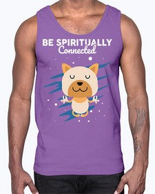 Be Spiritually Connected 114#- yoga- Cotton Tank
