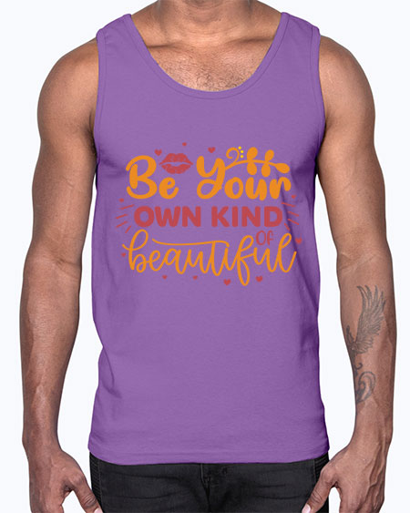 Be Your Own Kind Of Beautiful 8#-  fashion- Cotton Tank