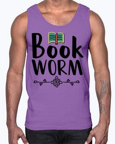 Book Worm 27#- librarian- Cotton Tank