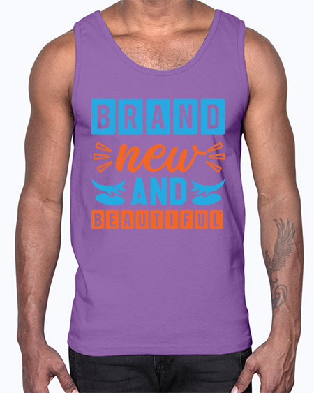 Brand New and Beutiful Style 47#- baby shower- Cotton Tank