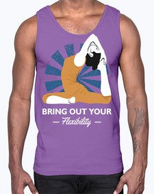 Bring Out Your Flexibility 185#- yoga- Cotton Tank