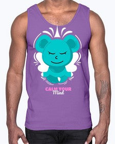 Calm Your Mind 189#- yoga- Cotton Tank