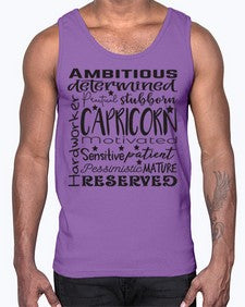 Capricorn 566#- capricorn- Cotton Tank