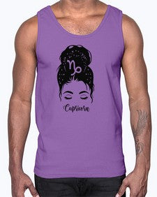 Capricorn Woman- capricorn- Cotton Tank