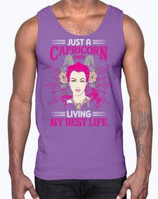 Capricorn chick 193#- capricorn- Cotton Tank