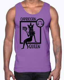 Capricorn queen 194#- capricorn- Cotton Tank