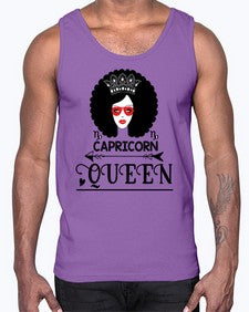 Capricorn queen 197#- capricorn- Cotton Tank