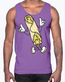 Cool kebab 76#- cartoon food- Cotton Tank