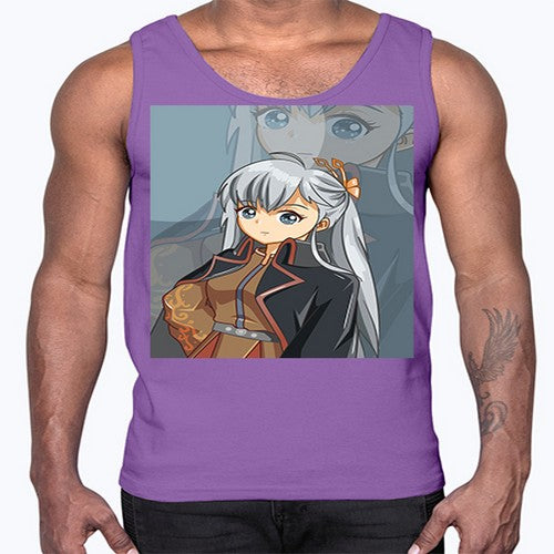 Cute princess game 65#- anime- Cotton Tank