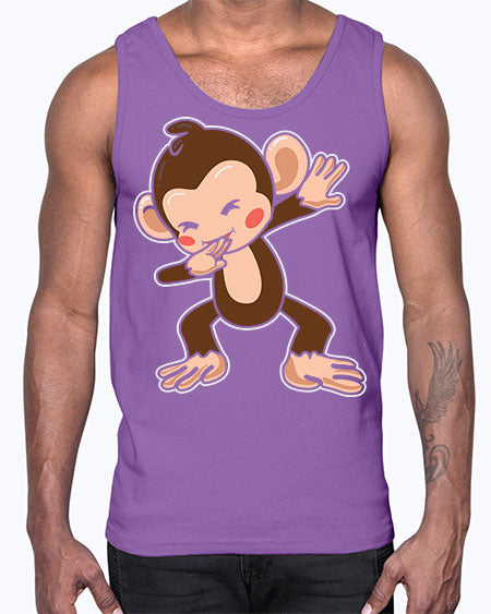 Dabbing Money 5#- monkey- Cotton Tank