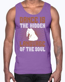 Dance is the hidden language of the soul 10#- dance2- Cotton Tank