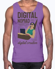 Digital Nomad Digital Creation 22#- internet- Cotton Tank