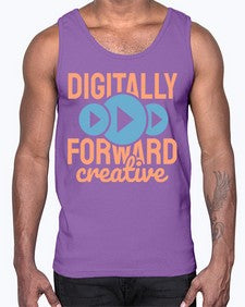 Digitally Forward Creative 17#- internet- Cotton Tank