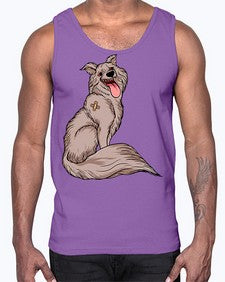 dog 98#- dogs- Cotton Tank