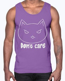 Dont Care- cats- Cotton Tank