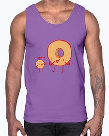 Donuts 5#- cartoon food- Cotton Tank