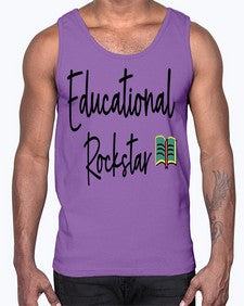 Educational Rockstar 46#- teacher- Cotton Tank