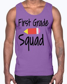First Grade Squad 154#- first grade- Cotton Tank