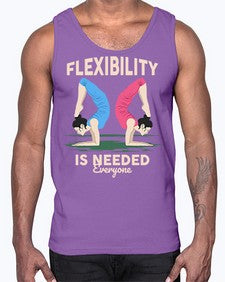 Flexibility is Needed 218#- yoga- Cotton Tank