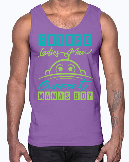 Future ladies man Style 80#- baby shower- Cotton Tank