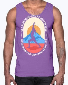 Get Stretched 225#- yoga- Cotton Tank