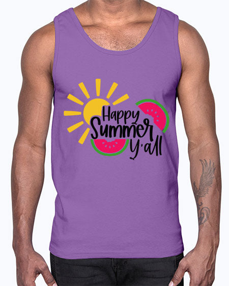 Happy Summer Yall Style 41#- summer- Cotton Tank