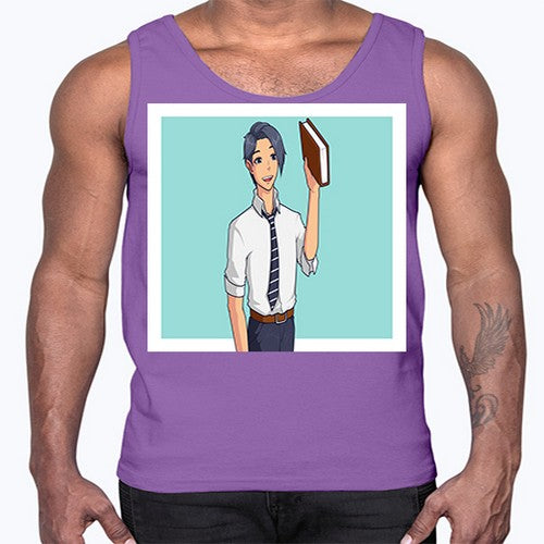 Happy teacher 185#- anime- Cotton Tank