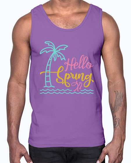 Hello Spring x Style 64#- summer- Cotton Tank