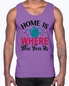 Home Is Where The Tea Is 1056#- tea- Cotton Tank