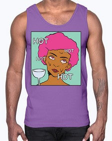 Hot 536#- art pop art- Cotton Tank