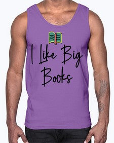 I Like Big Books 363#- librarian- Cotton Tank