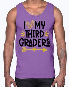 I Love My Third 368#- third grade- Cotton Tank