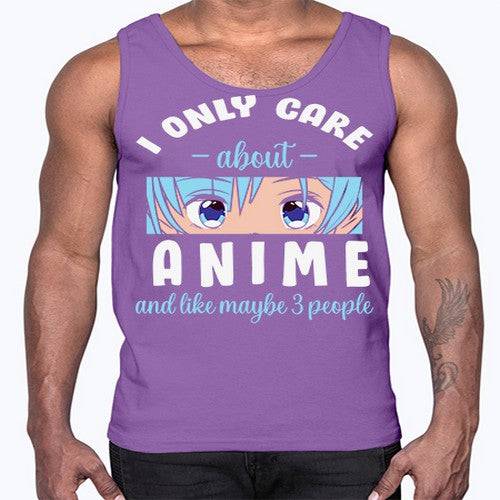 I Only Like People Anime Japanese 241#- anime- Cotton Tank