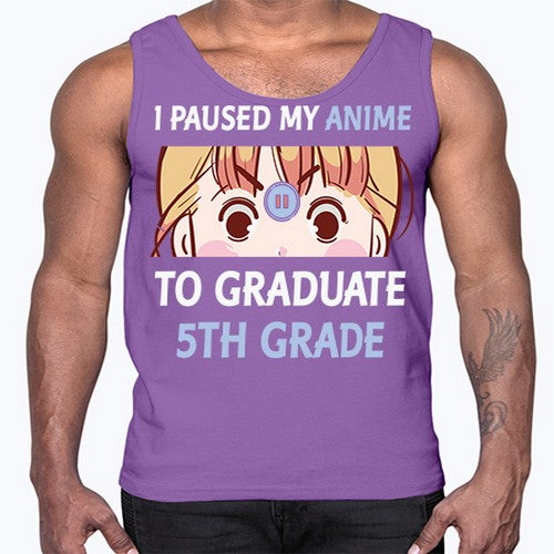 I Paused My Anime To Anime 243#- anime- Cotton Tank