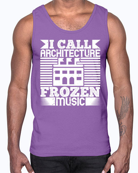 I call architecture frozen music Style 189#- architect- Cotton Tank
