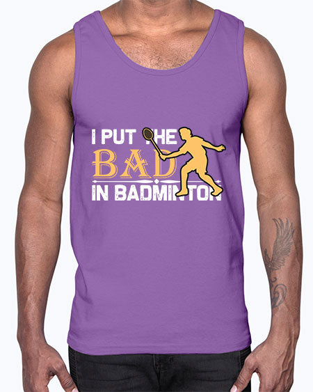 I put 1096#- badminton- Cotton Tank