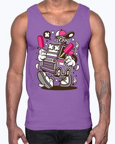 Ice Cream Truck 1173#- ice cream- Cotton Tank