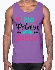 Im A Pediatric Nurse Style Style 964#- nurse- Cotton Tank