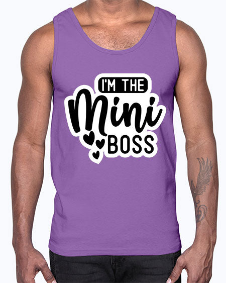 Im The Mini Boss 350#- baby- Cotton Tank