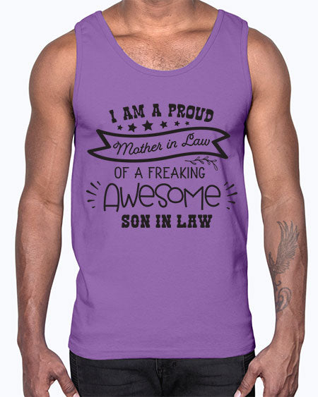 Im a Proud Mother in Law 968#- lawyer- Cotton Tank