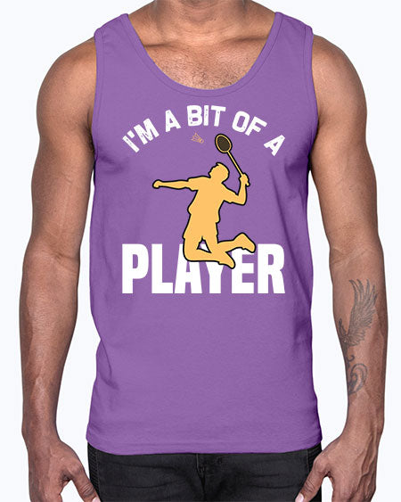 Im a bit 1071#- badminton- Cotton Tank
