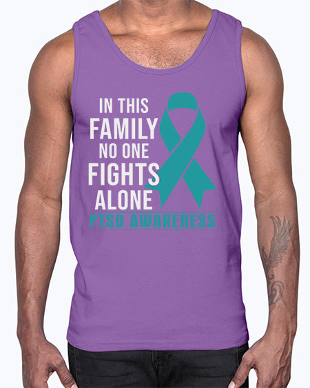 In This Family No One 17#- PTSD- Cotton Tank