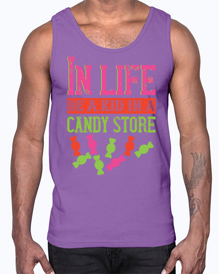 In life be a kid in a candy store Style 123#- kids- Cotton Tank