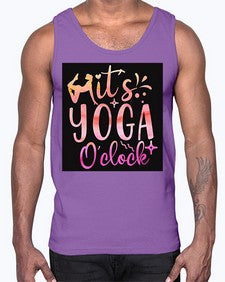 It s yoga O clock  345#- yoga- Cotton Tank