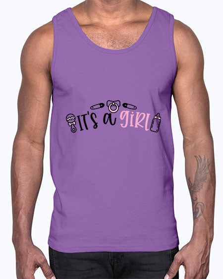 Its A Girl Style 355#- baby- Cotton Tank
