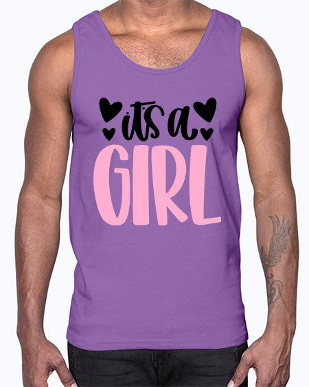 Its A Girl Style 356#- baby- Cotton Tank