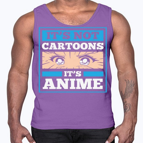 Its Not Cartoons Its Anime Manga 256#- anime- Cotton Tank