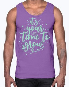 Its Your Time to Grow 8#- internet- Cotton Tank