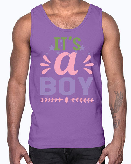 Its a boy Style 131#- baby shower- Cotton Tank